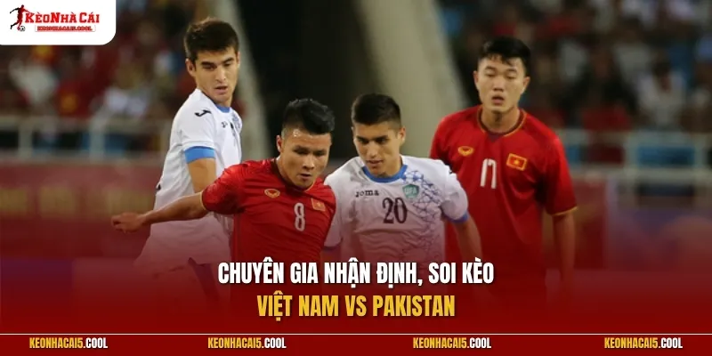 Chuyên gia nhận định, soi kèo Việt Nam vs Pakistan
